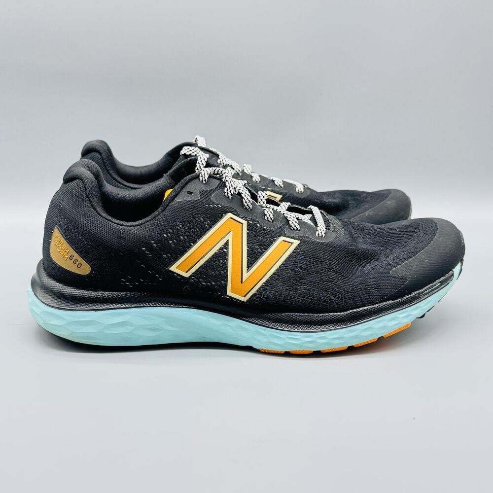 New Balance Men's Fresh Foam 680 "Black Marigold" Size 10.5